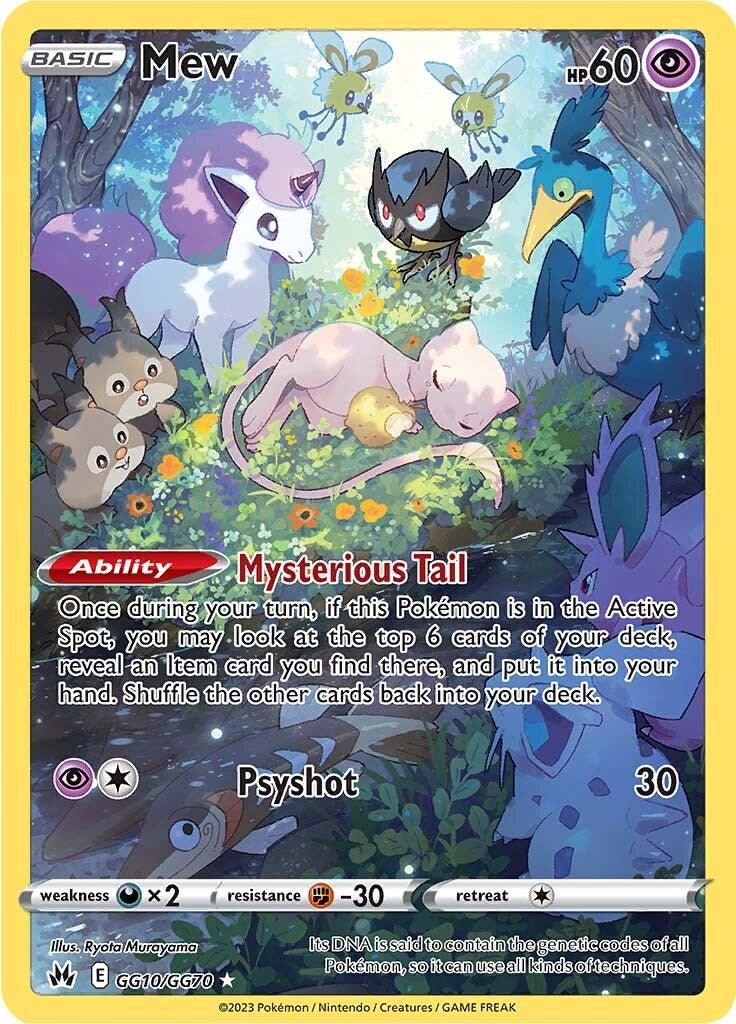 Crown Zenith Mew Pokémon card